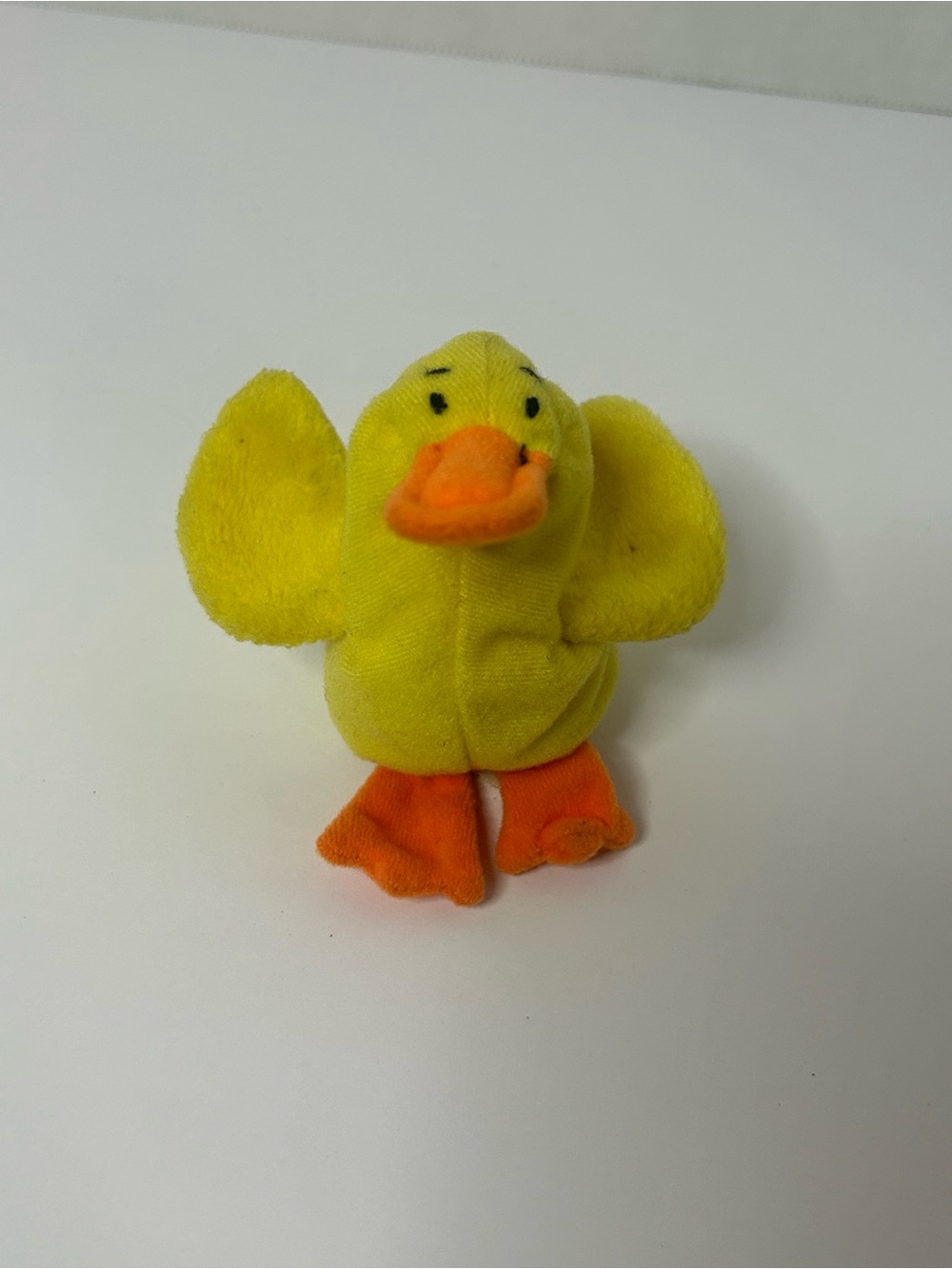Ty Beanie Baby Yellow Duck Original Stuffed Toy 1993 (No Hang Tags)  Good pre ow